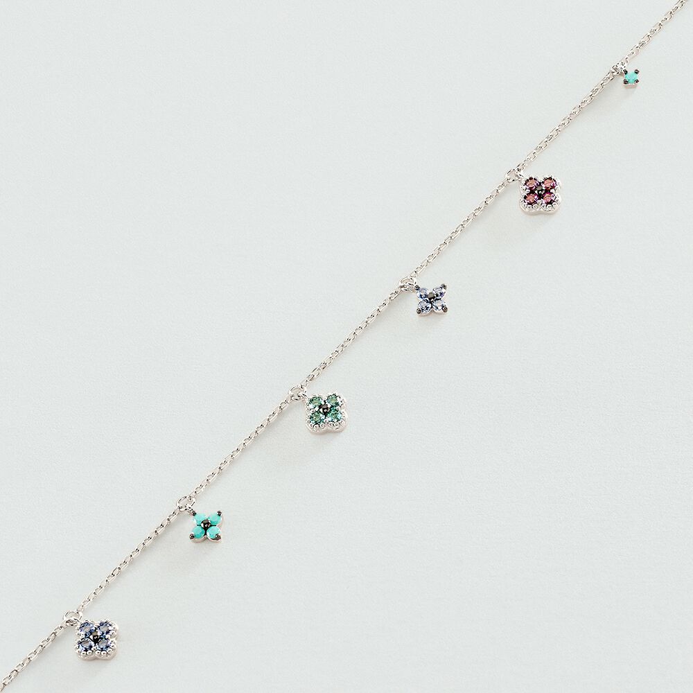 Pulsera de cadena BELOVED - Multicolor / Plata - Pulsera de cadena  | Agatha