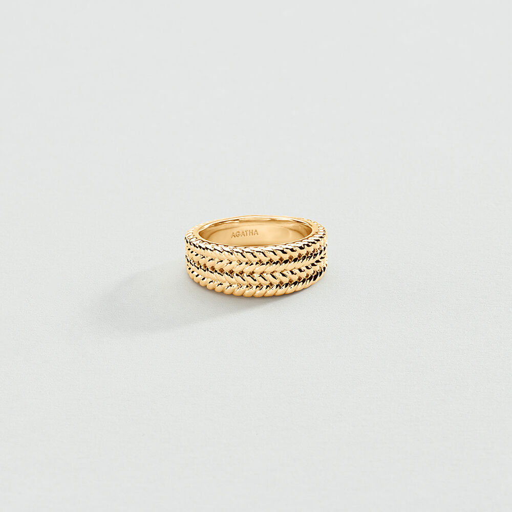 Anillo fino TUILERIES - Dorado - Anillos  | Agatha