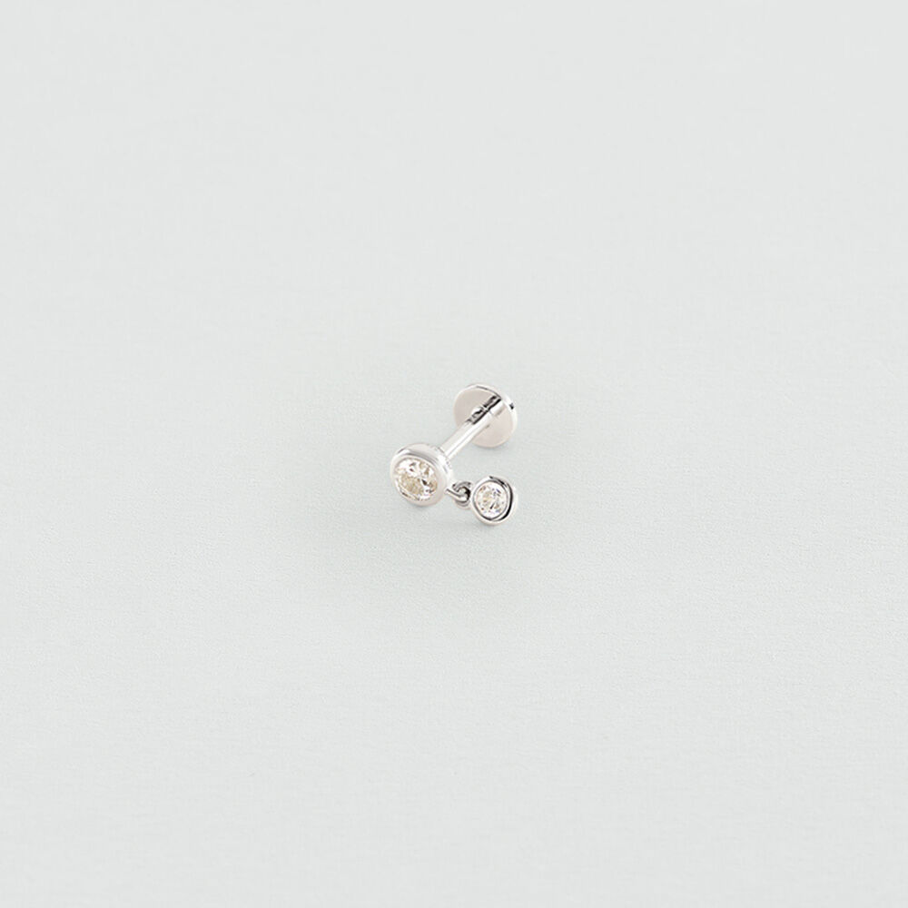 Piercing mini MIX & MATCH - Cristal / Plateado - Piercings  | Agatha
