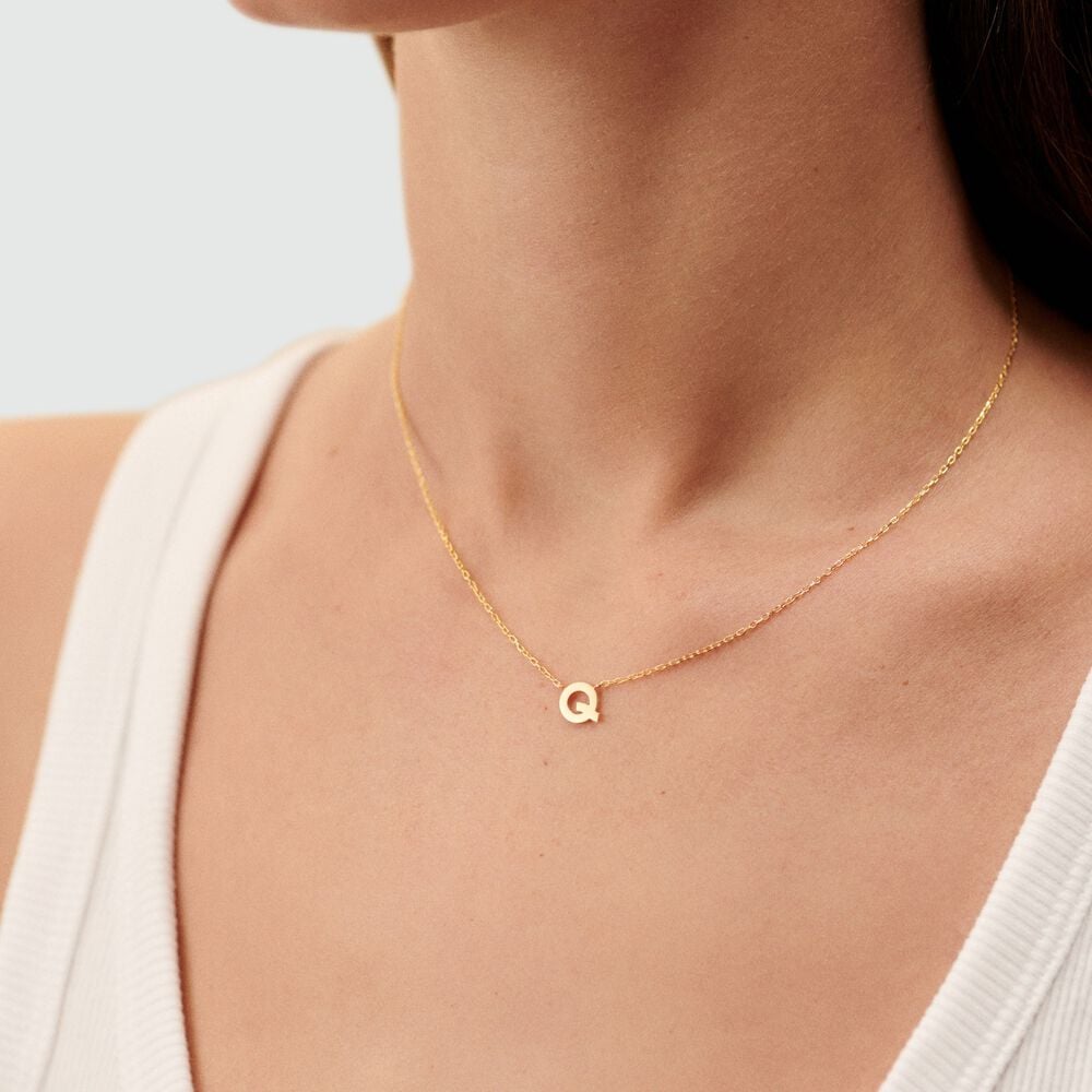 Collar corto ABC - Dorado - Collar corto  | Agatha