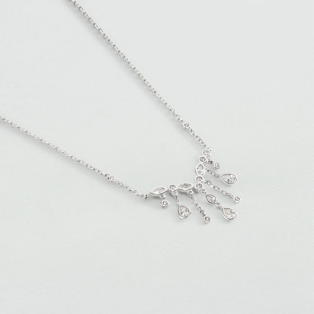 Collar corto NIAGARA - Cristal / Plateado - Collar corto  | Agatha