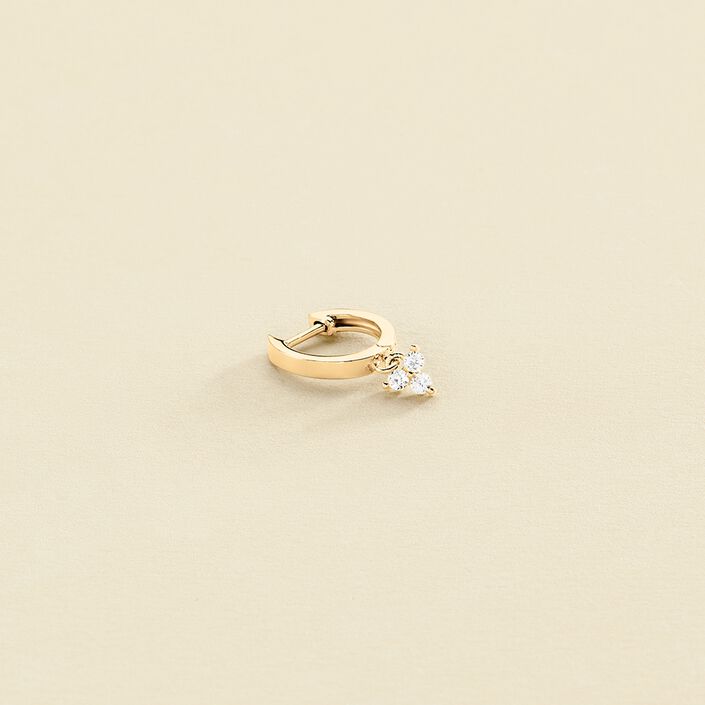 Piercing criolla CRIOPUNT - Cristal / Dorado - Piercings  | Agatha