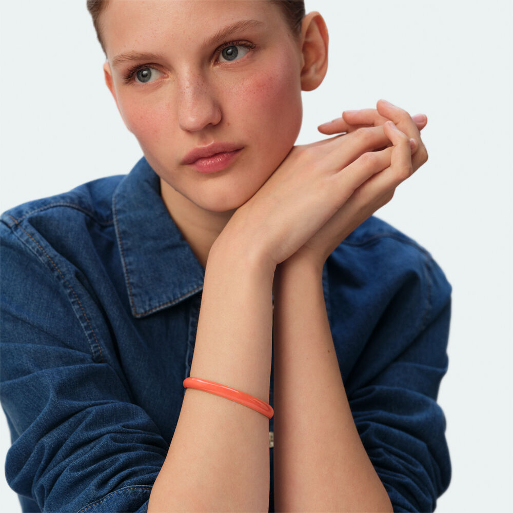 Pulsera r&iacute;gida LEO - Naranja / Oro - Pulsera r&iacute;gida  | Agatha