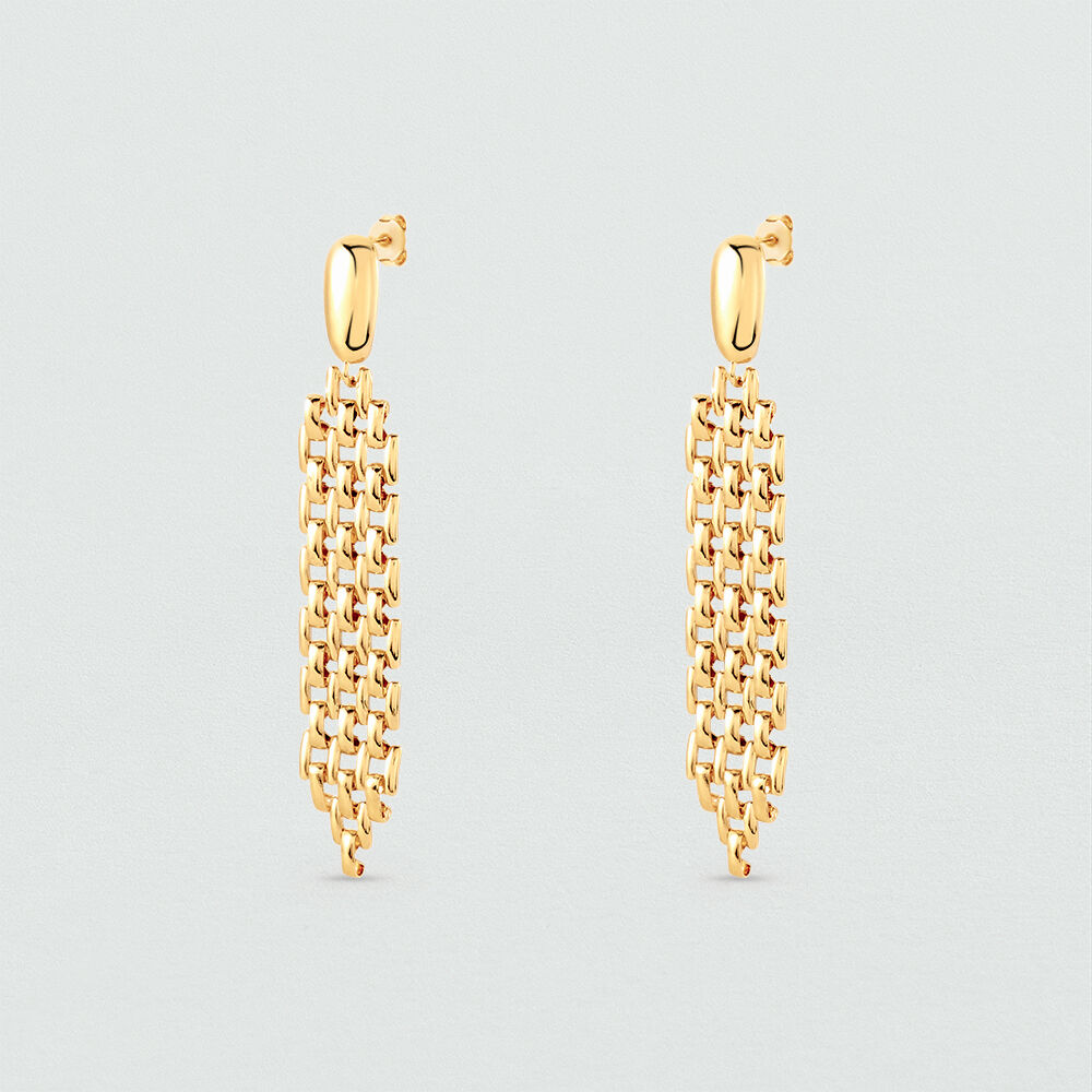 Pendientes largos MINUIT - Dorado - Pendientes largos  | Agatha