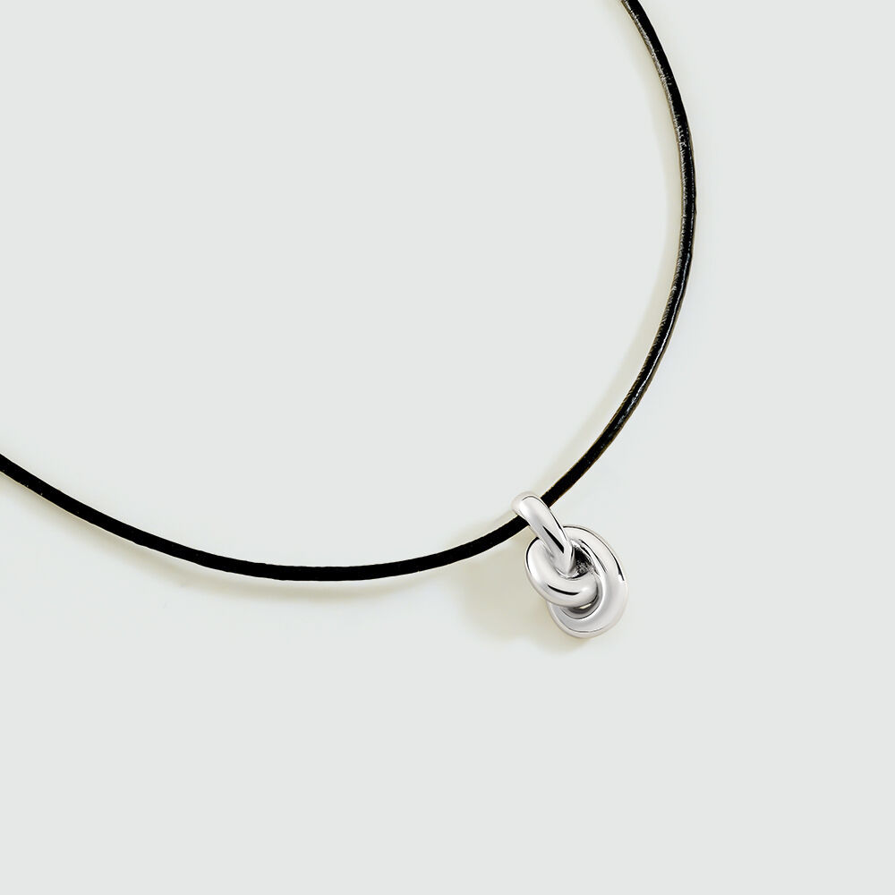 Collar corto LOULOU - Negro / Plata - Collar corto  | Agatha