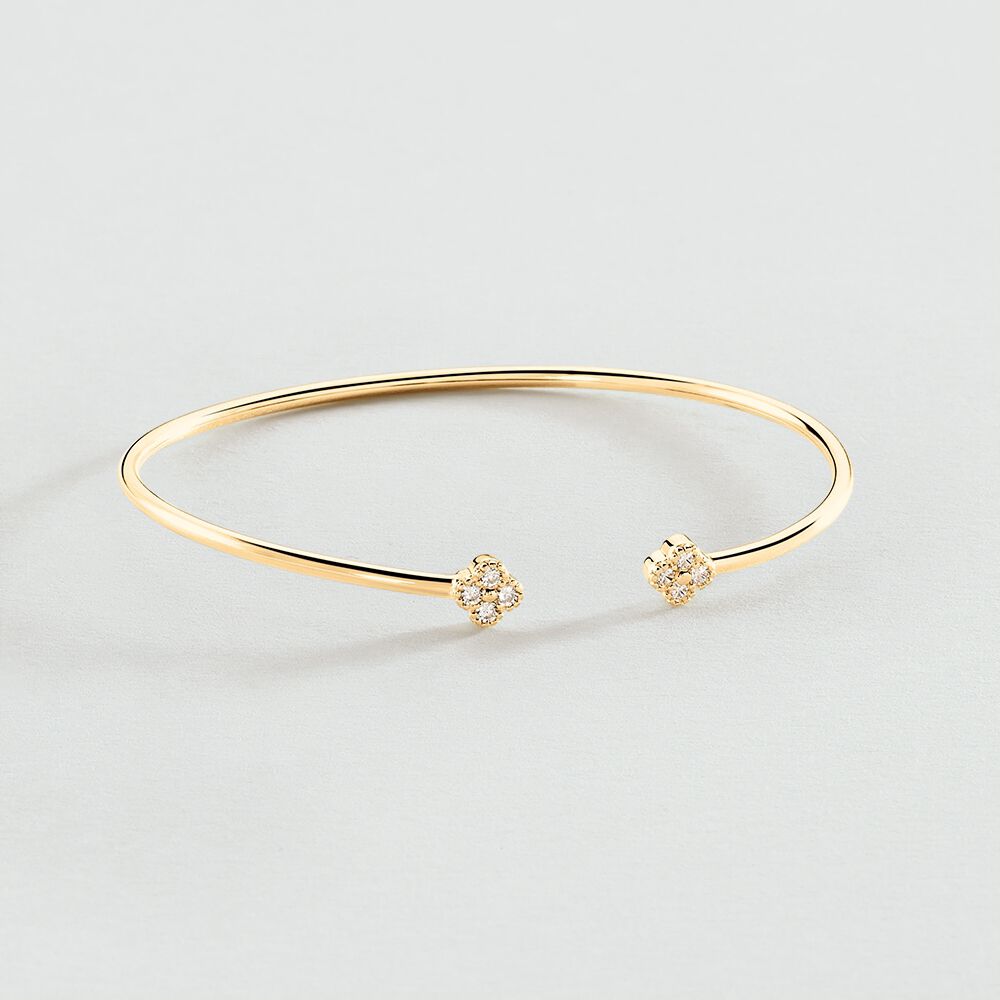Pulsera rígida BELOVED - Cristal / Dorado - Pulsera rígida  | Agatha