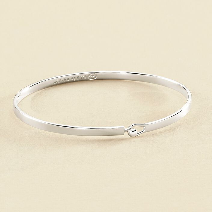 Pulsera rígida BANGLE - Plata - Pulseras  | Agatha