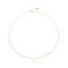 Collar midi LETTRE X - Cristal / Oro - Collares  | Agatha