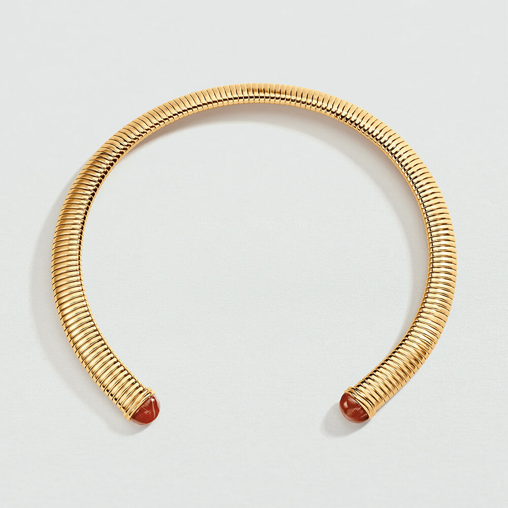Collar corto BE - Rojo / Oro - Collar corto  | Agatha