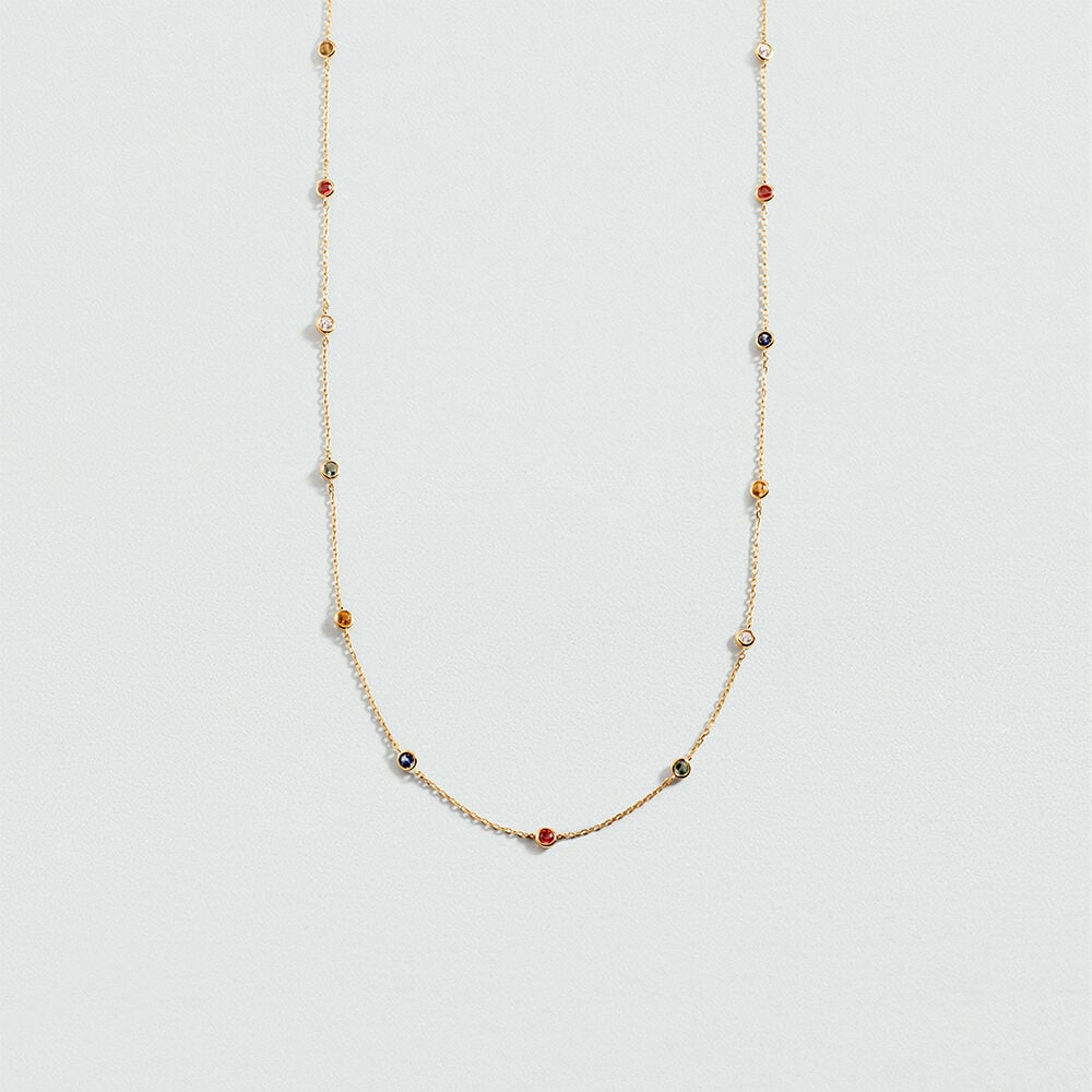 Collar largo NEC6BRILLANT - Multicolor / Oro - Collar largo  | Agatha