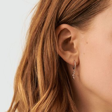 Piercing criolla SNAKY - Cristal / Plateado - Piercings  | Agatha