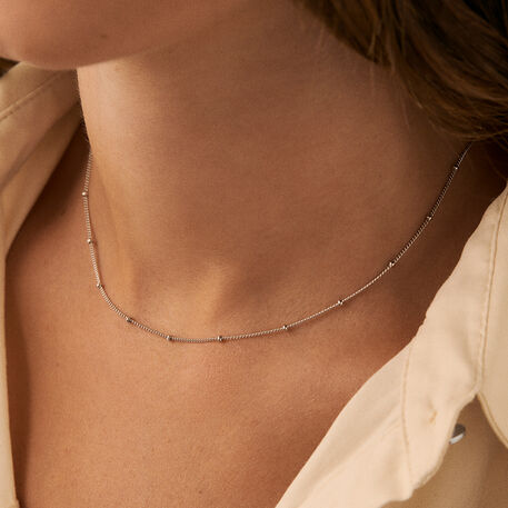 Cadena BALLSHOT - Plata - Collares  | Agatha