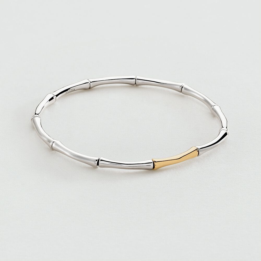 Pulsera de cadena BAMBOO - Plateado / Dorado - Pulsera de cadena  | Agatha