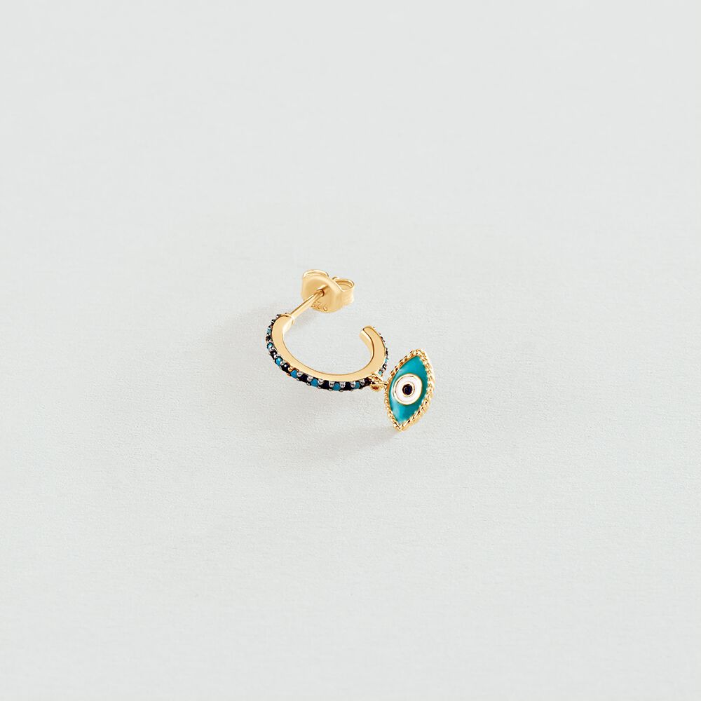 Piercing criolla MIX& MATCH - Azul / Plata - Piercings  | Agatha