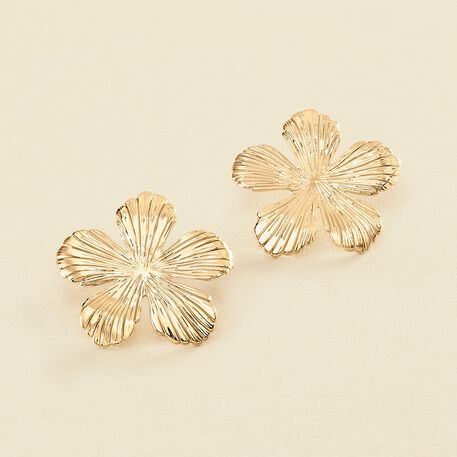 Pendientes largos GOLDEN - Dorado - Pendientes  | Agatha