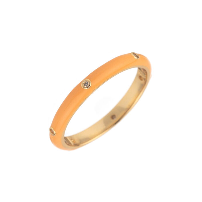 Anillo fino PARTY - Naranja - Anillos  | Agatha