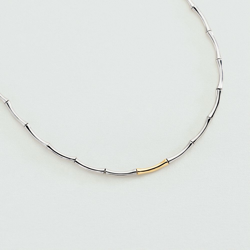 Collar corto BAMBOO - Plateado / Dorado - Outlet  | Agatha