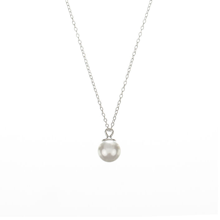Collar corto PERL - Perla / Plata - Collares  | Agatha