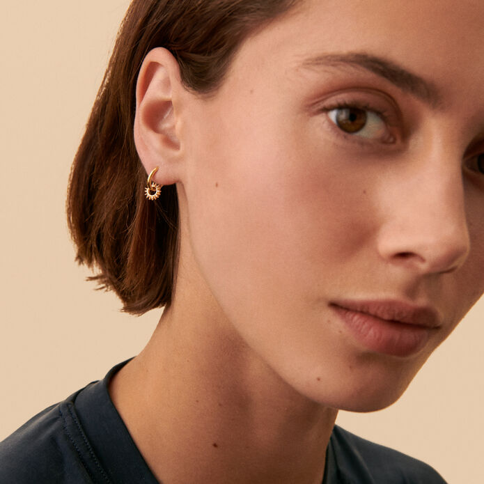 Piercing criolla SUNSHINE - Cristal / Dorado - Piercings  | Agatha