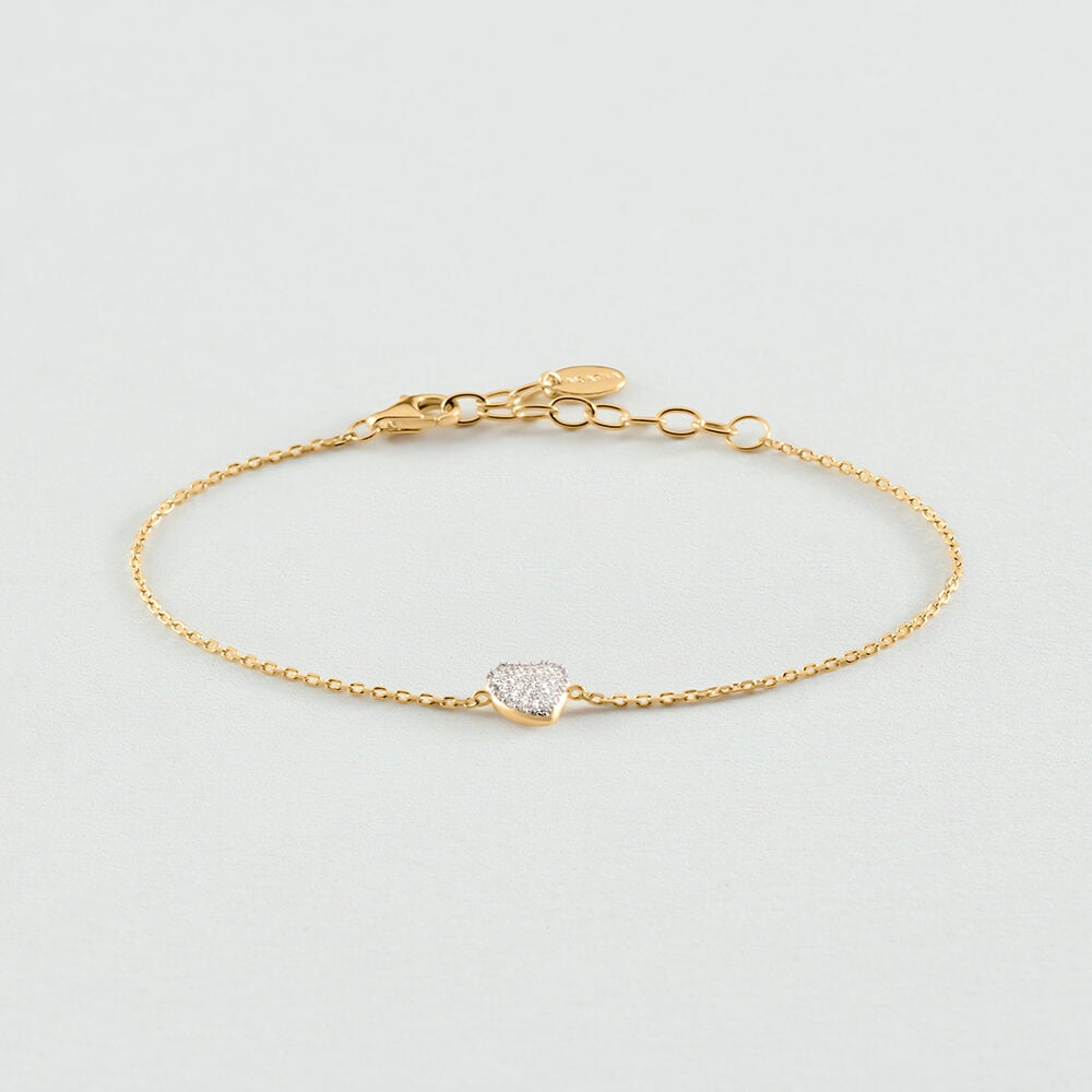 Pulsera de cadena MONTMARTRE - Cristal / Dorado - Pulsera de cadena  | Agatha
