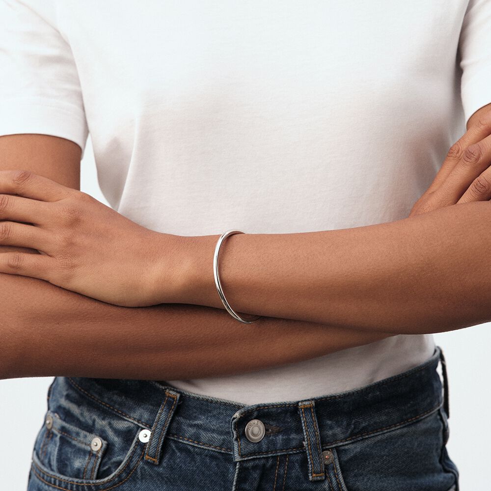 Pulsera r&iacute;gida LISA - Plata - Pulsera r&iacute;gida  | Agatha