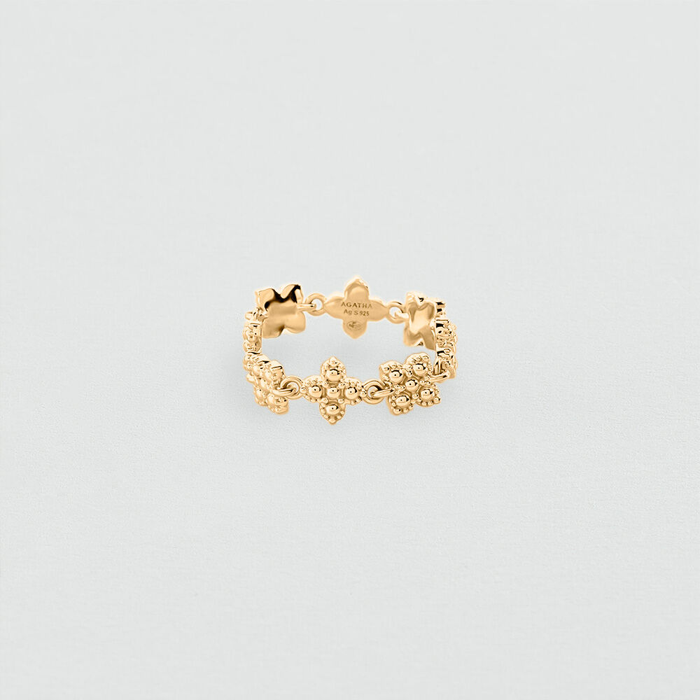 Anillo ancho BELOVED - Dorado - Anillo ancho  | Agatha