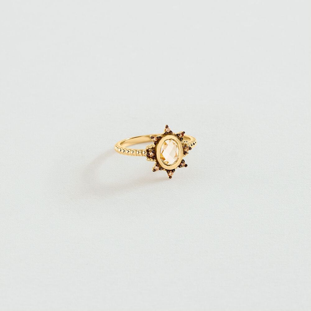 Anillo fino DIAMONDS - Azul / Oro - Anillos de fantas&iacute;a  | Agatha