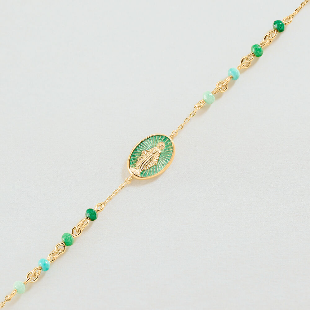 Tobillera SUNSET - Verde / Dorado - Tobillera  | Agatha