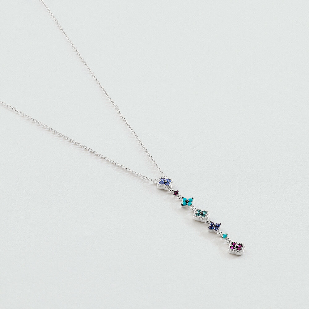 Collar corto BELOVED - Multicolor / Plata - Collar corto  | Agatha