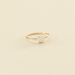 Anillo fino GLORIA - Cristal / Oro - Anillos  | Agatha