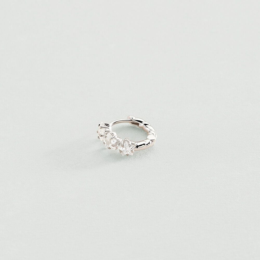 Criolla individual ESTRELLAS MIX & MATCH - Cristal / Plateado - Piercings  | Agatha
