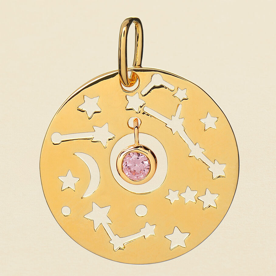 Colgante BIRTH - Rosa / Oro - Joyas  | Agatha
