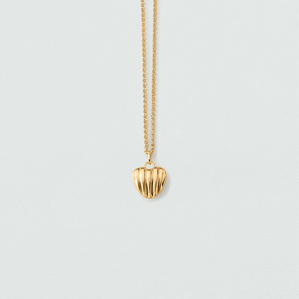 Collar midi SACR&Eacute; C&OElig;UR - Dorado - Collares  | Agatha
