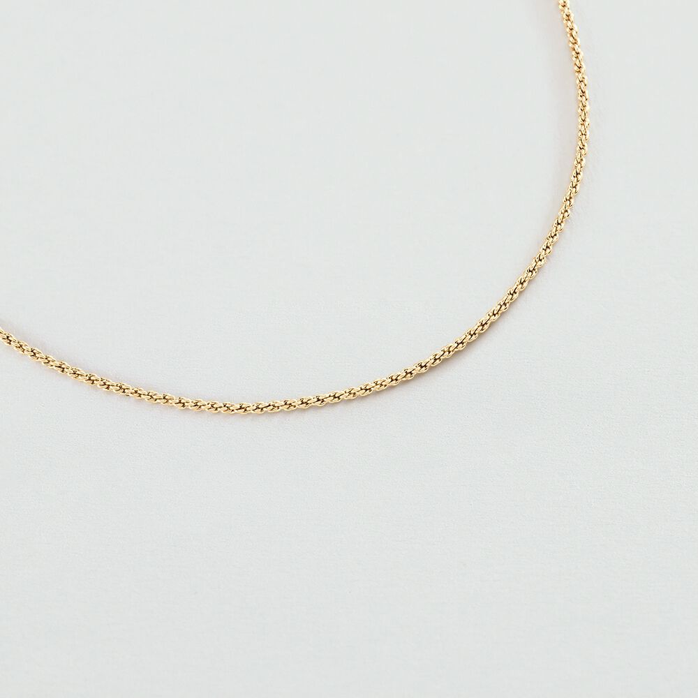 Collar midi CORDÓN - Dorado - Cadena  | Agatha