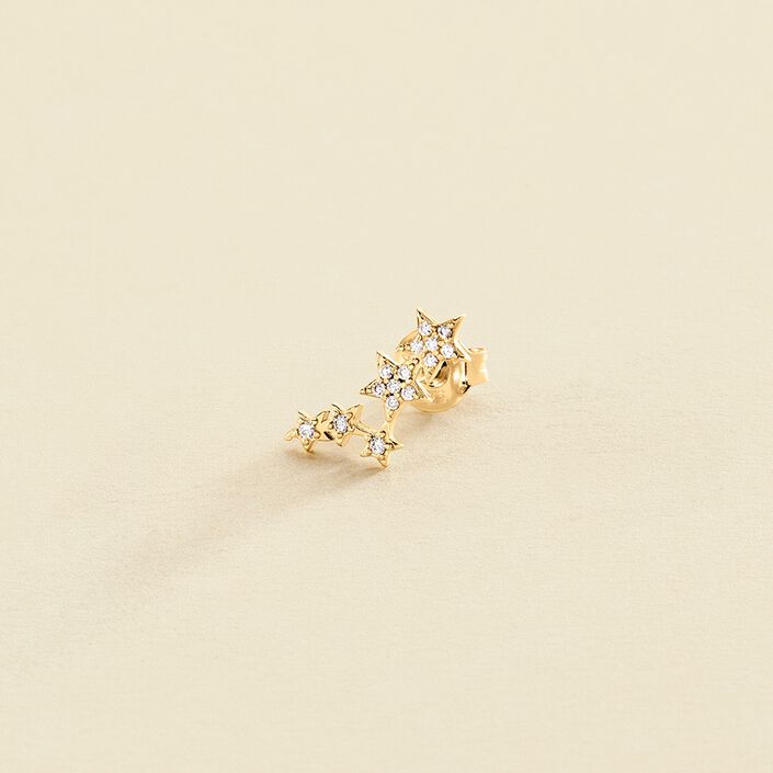 Piercing mini SHINE - Cristal / Dorado - Piercings  | Agatha