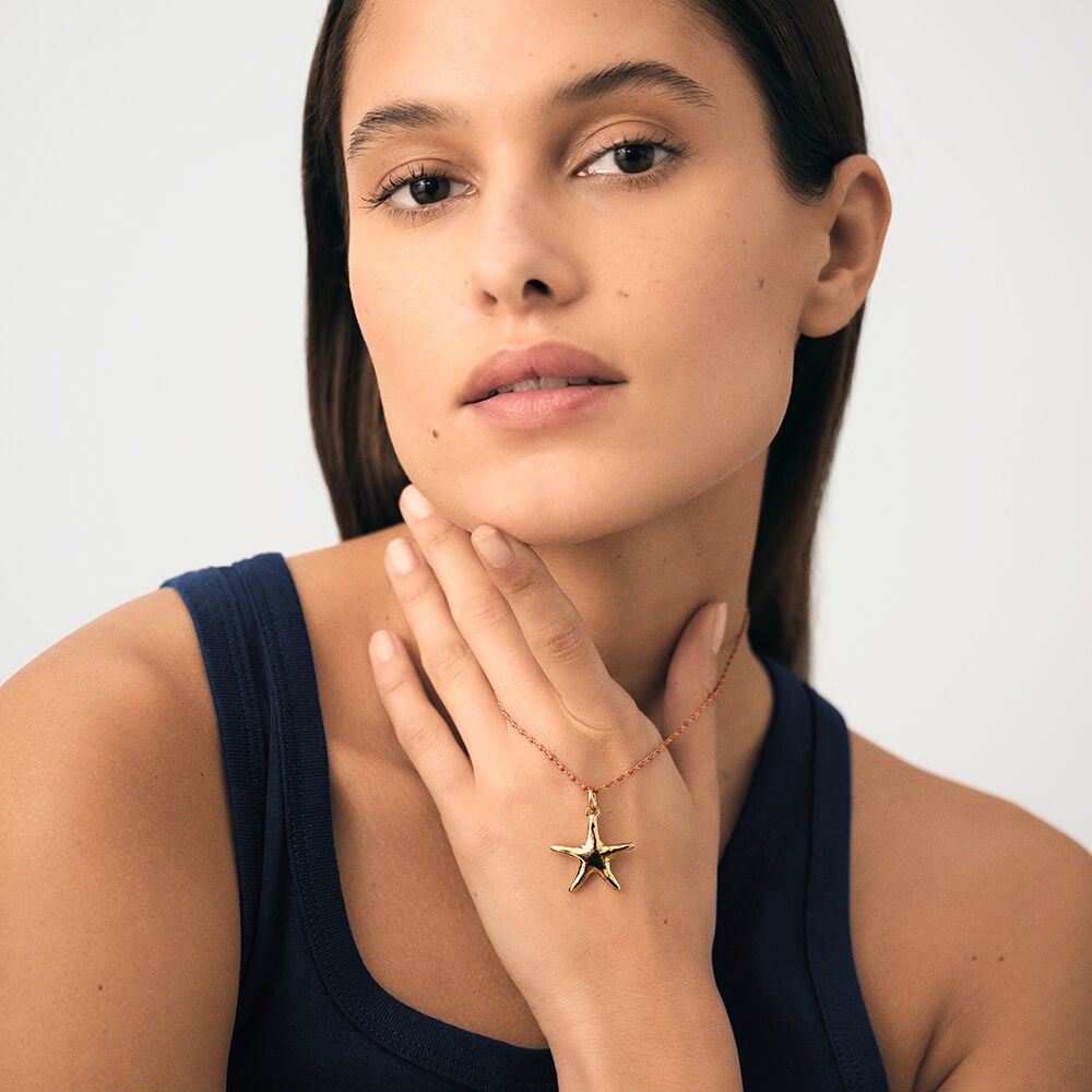 Colgante ESTRELLA DE MAR - Dorado - Novedades  | Agatha