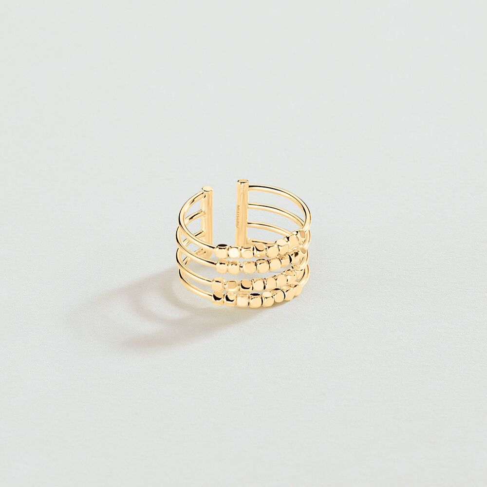 Anillo ancho CREOBILL - Dorado - Anillos de fantas&iacute;a  | Agatha