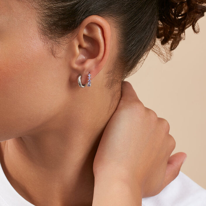 Piercing criolla RADIANTE - Lila - Piercings  | Agatha