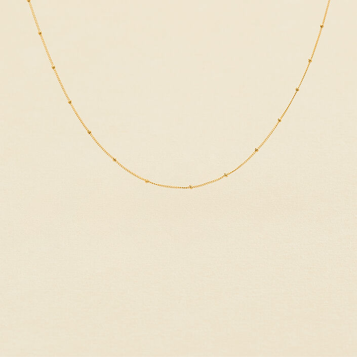 Cadena BALLSHOT - Dorado - Collares  | Agatha