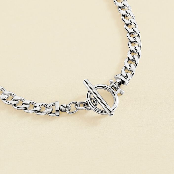 Collar corto CLAPTON - Plateado - Collares  | Agatha