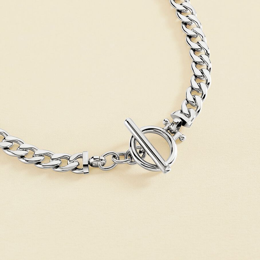 Collar corto CLAPTON - Plateado - Collares  | Agatha