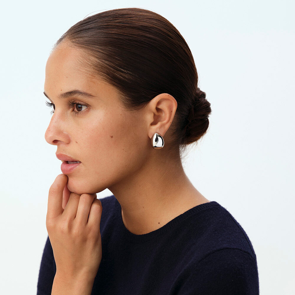 Pendientes de clip DANAE - Plateado - Pendientes de clip  | Agatha