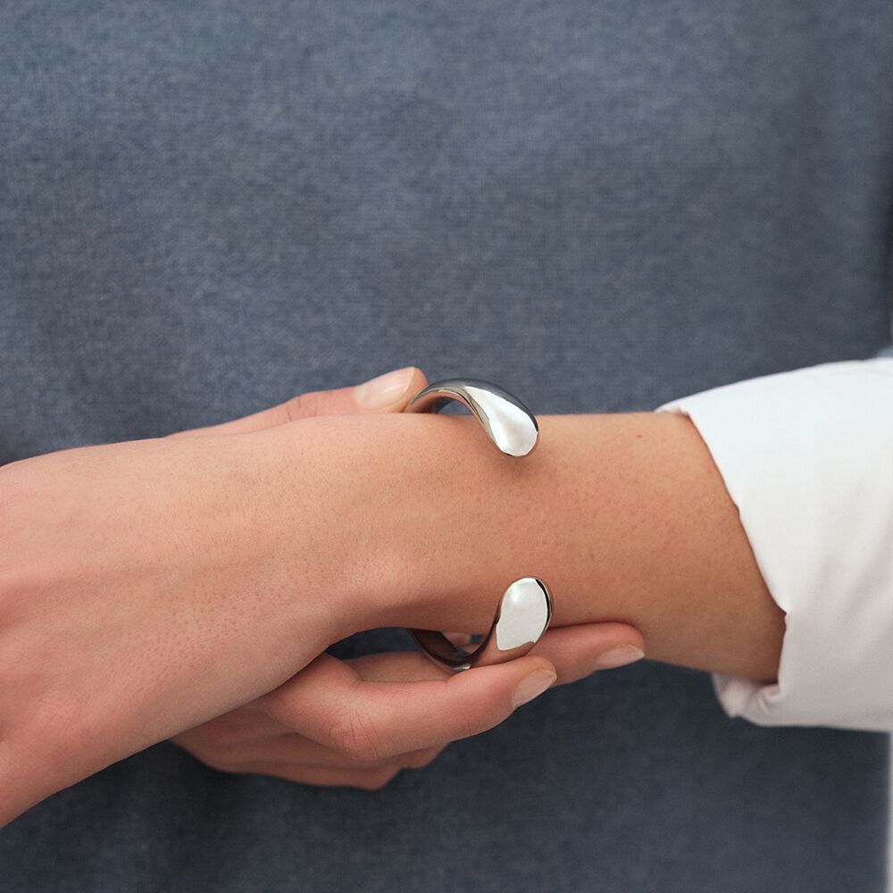 Pulsera rígida DANAE - Plateado - Pulsera rígida  | Agatha