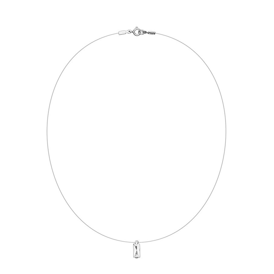Collar corto FIL MAGIQUE - Cristal / Plateado - Collares  | Agatha