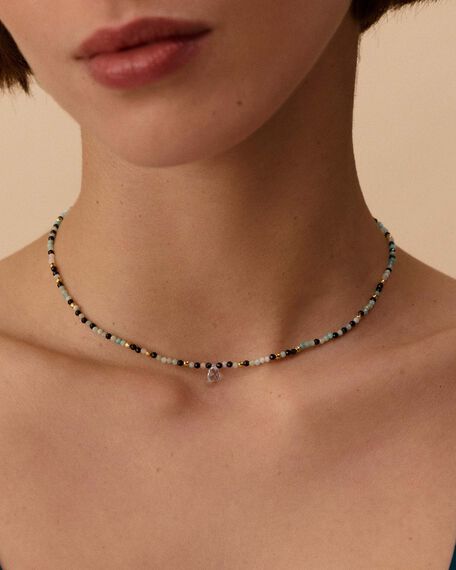 Collar corto DIAMONDS - Aquamarine - Collares  | Agatha