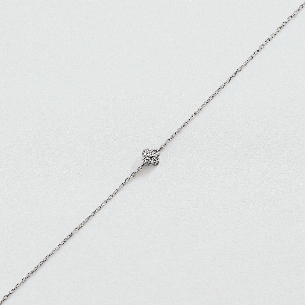Pulsera de cadena BELOVED - Cristal / Plateado - Pulsera de cadena  | Agatha