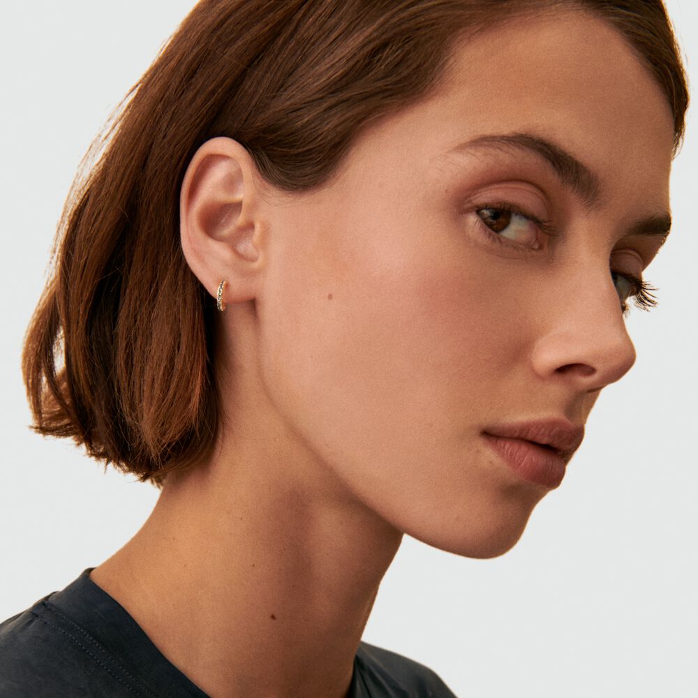 Piercing criolla PAVA - Turquesa / Oro - Piercings  | Agatha