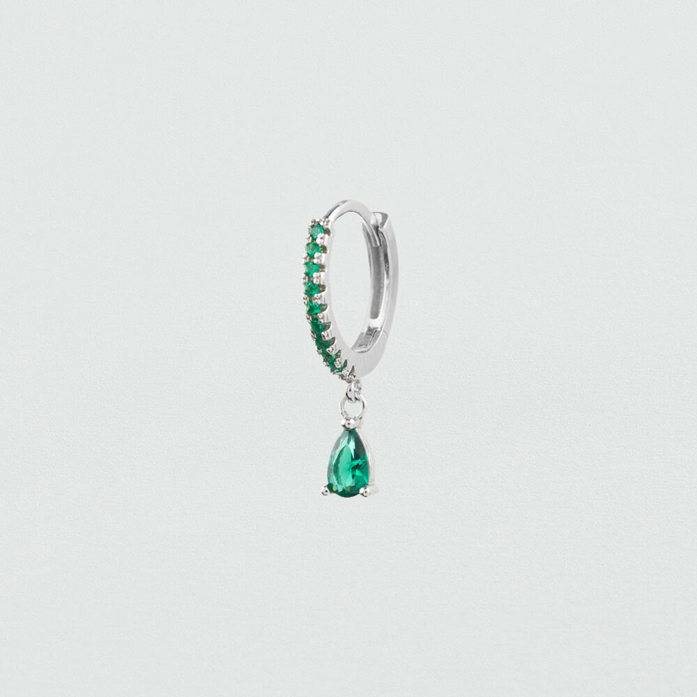 Piercing criolla RADIOSA - Verde - Piercings  | Agatha
