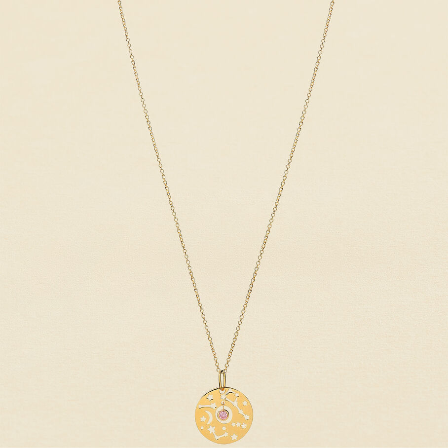 Colgante BIRTH - Rosa / Oro - Joyas  | Agatha