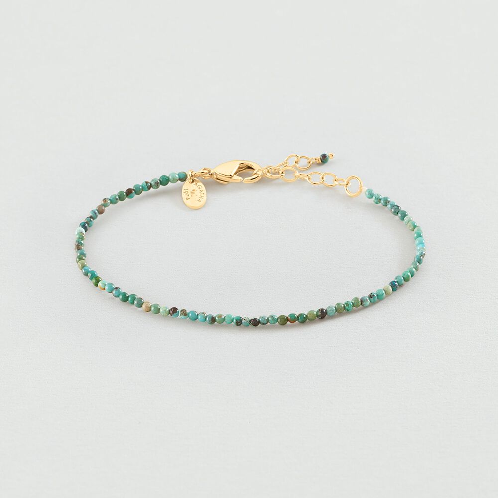 Pulsera de cadena PIEDRAS NATURALES - Turquesa - Pulsera de cadena  | Agatha